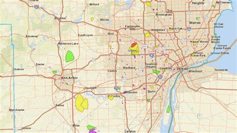 Dte Energy Outage Map Severe Storms Knock Out Power For