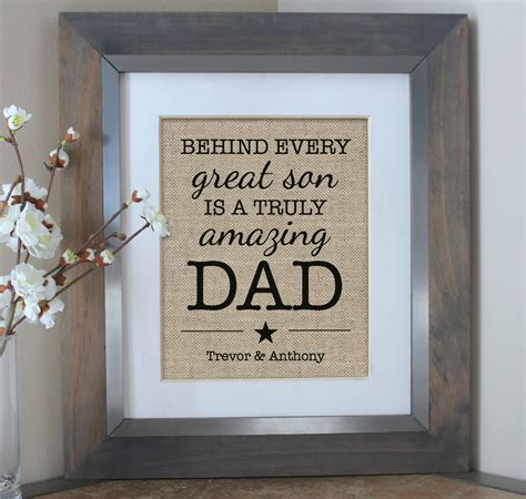 Best gifts from dad to son. Father's Day Gift from Son Personalized Gift by EmmaAndTheBean