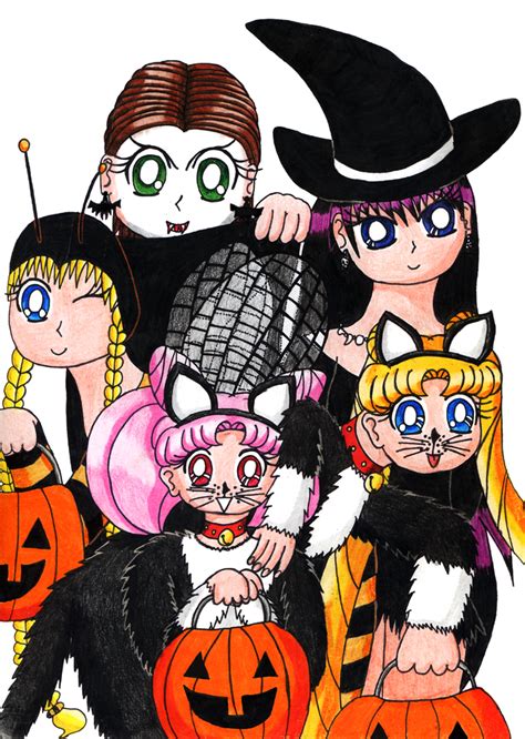 Sailormoon Halloween By Chibi Sugar On Deviantart