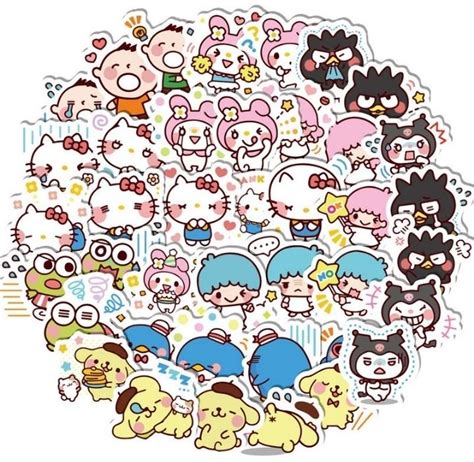 Sanrio Stickers Hobbies And Toys Stationery And Craft Craft Supplies