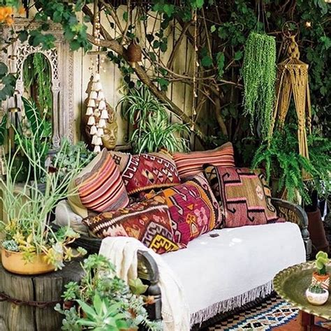 Incredible Dreamy Bohemian Garden Design Thoughts Hippie Boho Gypsy