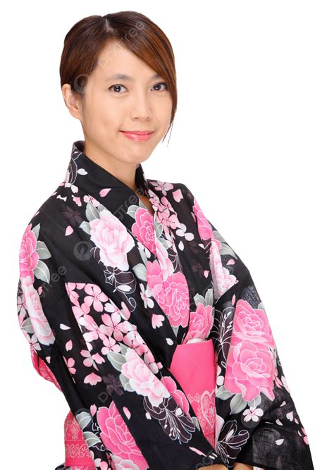 mujer en kimono tela japonesa sonrisa png cara japón joven png imagen para descarga gratuita