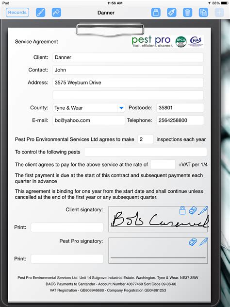 Service Technician Uses His iPad to Collect Signatures | Form Connections