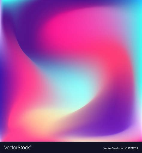 Colorful Vibrand Bright Gradient Background Vector Image