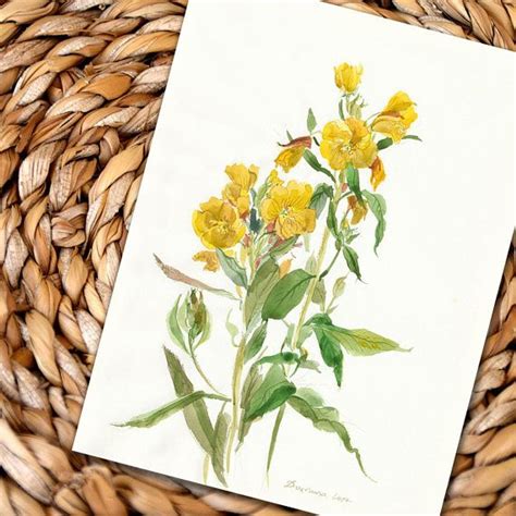 Small Yellow Flowers Poster This Is A Print Of My Original Watercolor