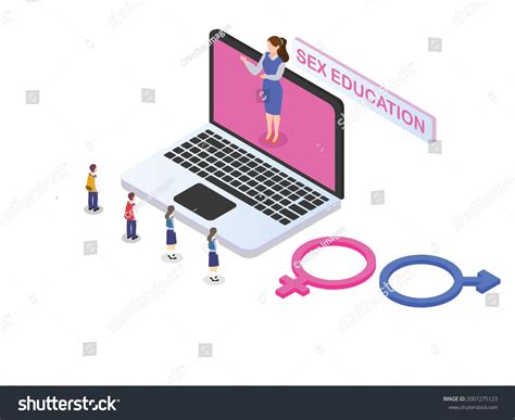 Learning Sex Education Isometric 3d Vector Stock Vector Royalty Free 2007275123 Shutterstock