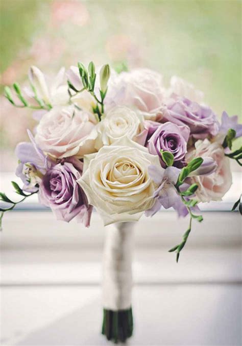 Lilac Rose Wedding Bouquets Passion For Flowers