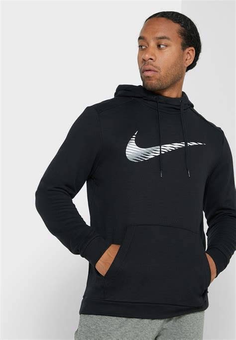 Buy Nike Black Swoosh Hoodie For Men In Mena Worldwide