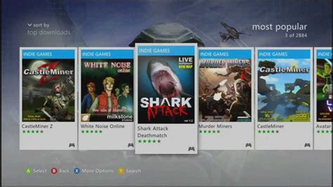 How To Find The Indie Game Section On Xbox 360 Youtube