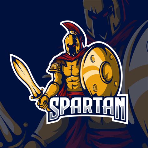 Spartan Mascot Logo For E Sport 9006502 Vector Art At Vecteezy