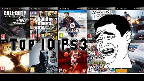 Top 10 De Los Mejores Juegos Para Ps3recomendados Youtube