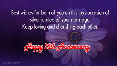 Happy 25th Marriage Anniversary 25th Anniversary Wishes For Wife 313899