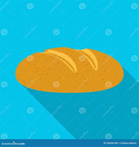 Isolated Object Of Bread And Loaf Icon Set Of Bread And Slice Vector