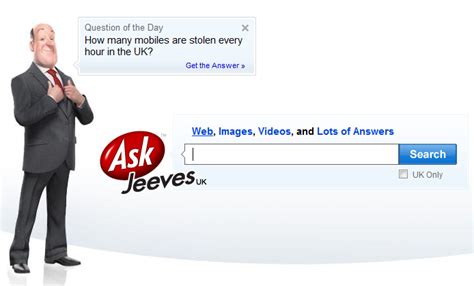 Ask Jeeves The Search Engine That Tweets Ads