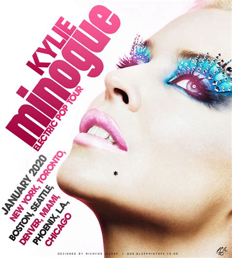 Kylie Minogue Tour Poster By Rjartwork On Deviantart