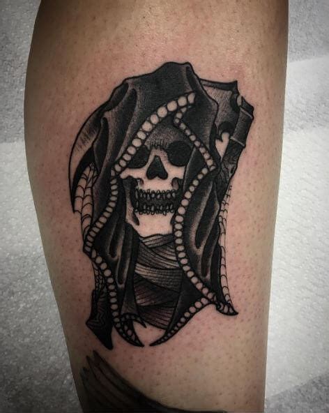 50 Traditional Grim Reaper Tattoo Designs With Meaning 2020