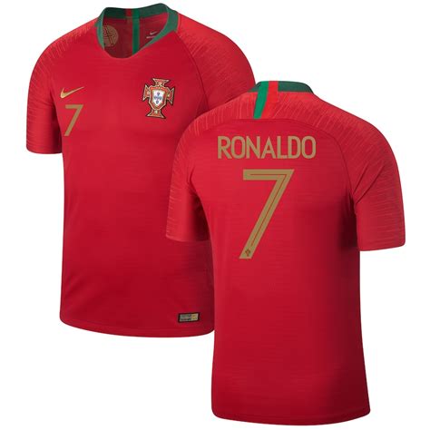 Nike Cristiano Ronaldo Portugal National Team Red 2018 Home Replica