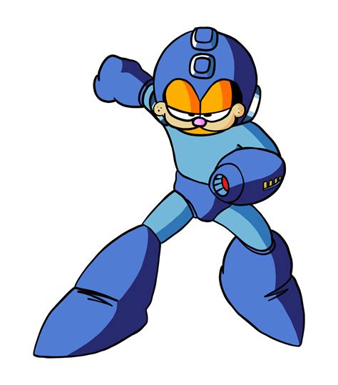 Theres Very Little Garfieldmega Man Fan Art On The