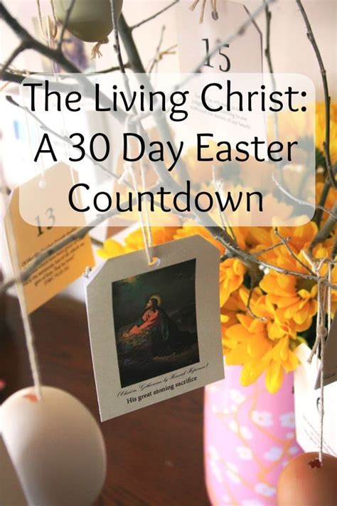 The Living Christ A 30 Day Easter Countdown Cranial Hiccups