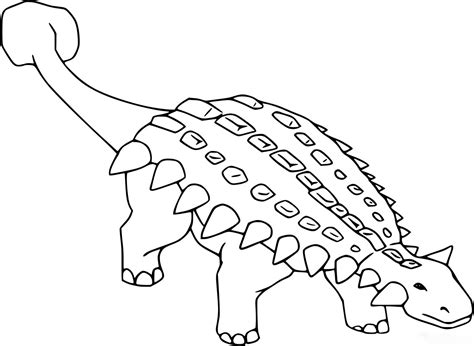 Einfache Ankylosaurus Malvorlagen Kostenlose Malvorlagen Zum Ausdrucken