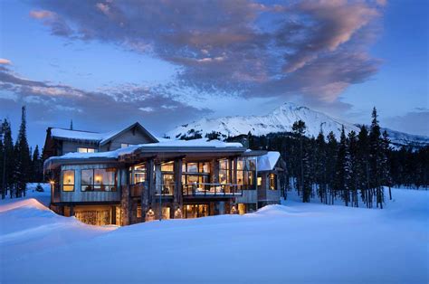 Incredible Mountain Modern Dwelling Offers Slope Side Living In Montana