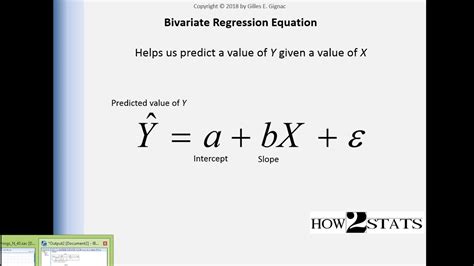 Regression Formula