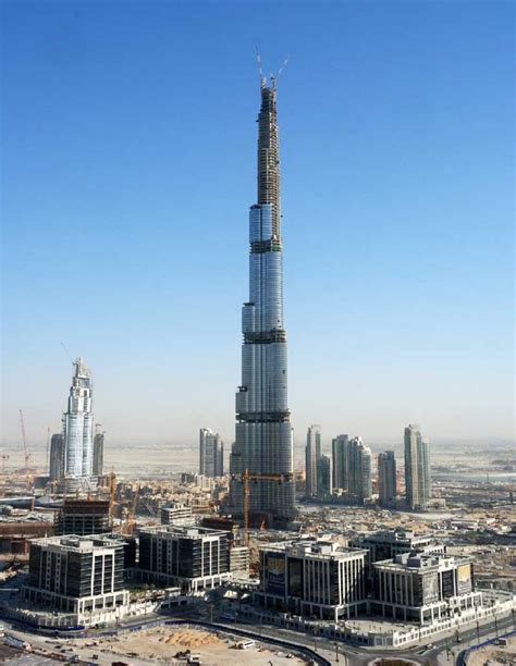 Burj Khalifa Aka Burj Dubaitallest Building In The Worlddubaiworld