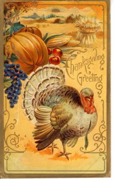 Vintage Thanksgiving Postcards Viintage