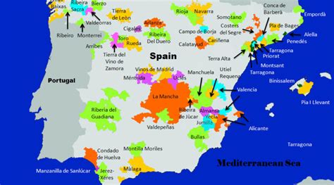 Wine Regions Of Spain