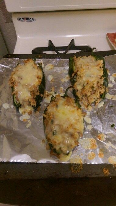 Chicken And Rice Stuffed Poblanos Cooking Food Home Cooking