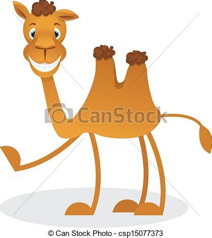 Therefore camels have 2 humps. Cartoon camel.