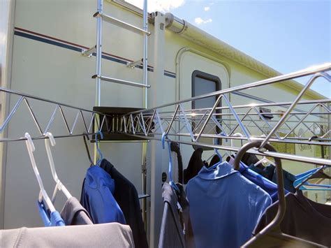 Rv Ladder Clothes Drying Rack Rv Drying Racks Bumper Ladder Hitch