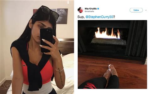 Mia Khalifa Trolls Steph Currys Alleged Fetish With Photo Of Her Feet Mens Health