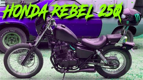 Honda Rebel 250 Custom Bobberchopper Build Youtube