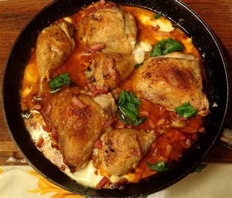 Wat Ik Gegeten Heb Kip Uit De Oven Met Tomaten Mozzarella Pancetta