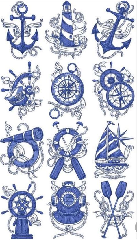 nautical tattoo designs and inspiration