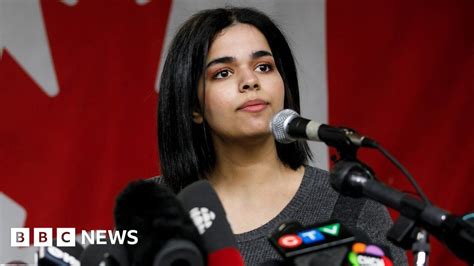 Rahaf Mohammed Saudi Teen S First Public Statement In Canada Bbc News