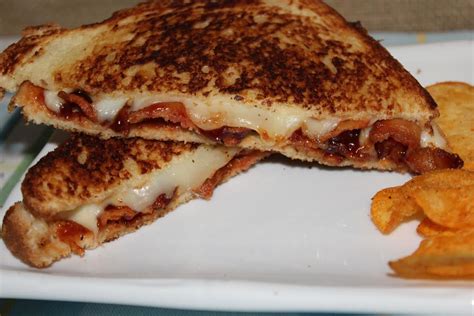 Bacon Grilled Cheese Sandwich Just A Pinch Recipes