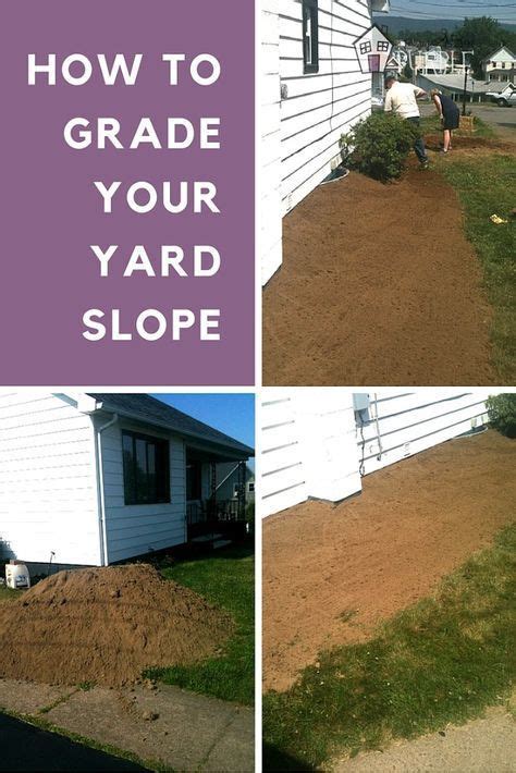 Because lawn landscaping plays such a crucial role, both aesthetically and functionally, many homeowners will spare no expense to grow and maintain a lush lawn. Yard Grading 101: How to grade a yard for proper drainage | Sloped backyard, Yard drainage ...