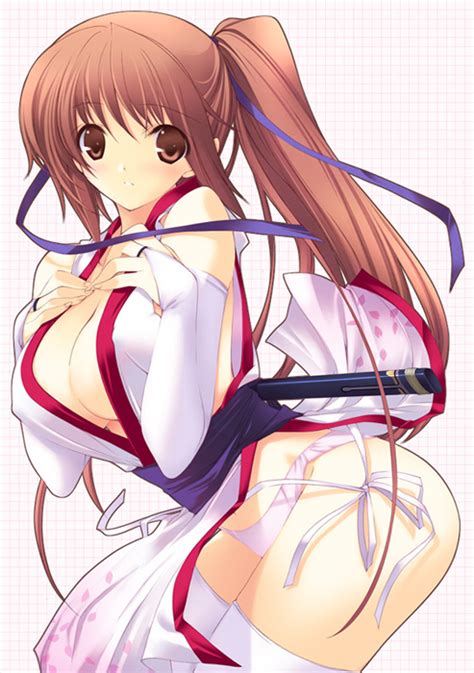 Iizuki Tasuku Kasumi Doa Dead Or Alive Tecmo 1girl Ass Blush