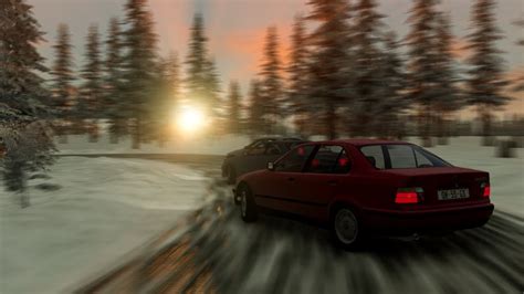 The Best Winter Drifting Map For Beamng Youtube