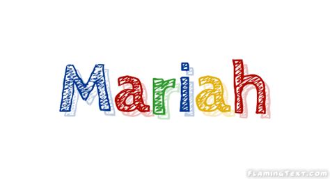 Mariah ロゴ フレーミングテキストからの無料の名前デザインツール