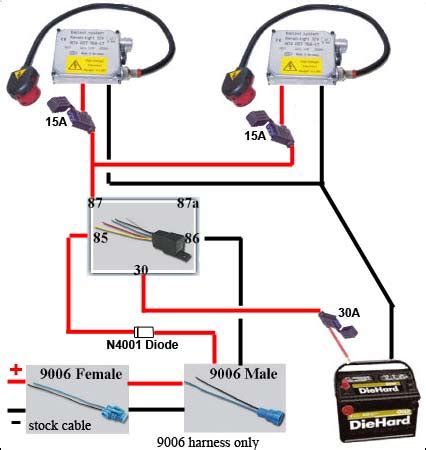 This is the diagram of xenon hid conversion kit wiring diagram that you search. Wiring Diagram For Xenon Hid Light - Wiring Diagram Schemas