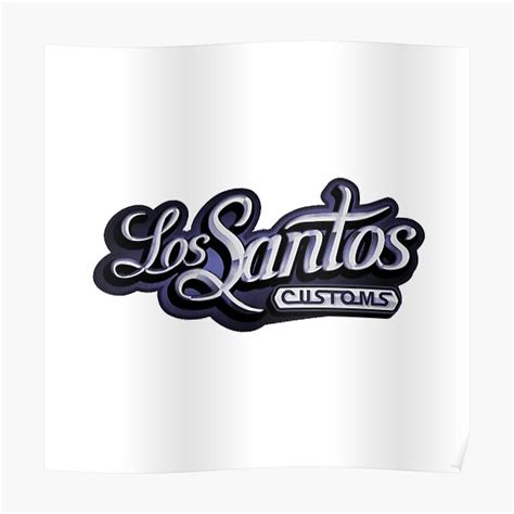 Best Seller Los Santos Customs Merchandise Poster For Sale By