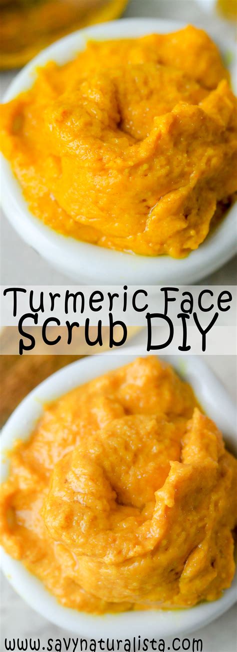 Turmeric Face Scrub Diy Savvy Naturalista