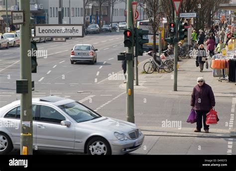 Berlin Germany Crossroads Leonor Street Kaiser Wilhelm Strasse