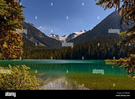 Lower Lake Joffre Lakes Provincial Park British Columbia Stock Photo