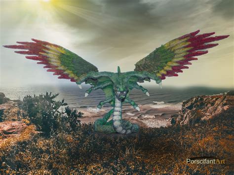 Quetzalcoatl 3d Printed Miniature From Claudio Casini Art In 2022