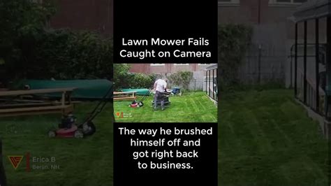 Lawn Mower Fails Caught On Camera Doorbell Camera Video Doorbell Camera Video Medium