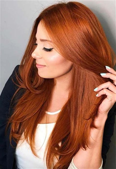 60 gorgeous ginger copper hair colors and hairstyles you should have in winter women fashion